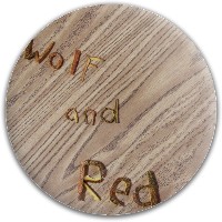 wolf and red