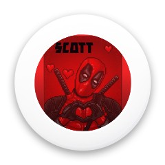 Deadpool mini Disc Golf and Ultimate Discs Image