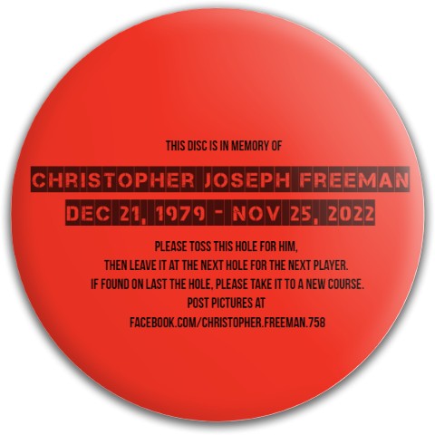 Design 649520 Disc Golf and Ultimate Discs