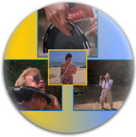 Razor frisbee murder