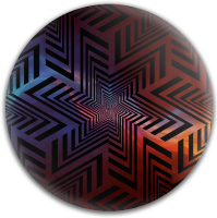 Flamed Starburst Disc Golf and Ultimate Discs Image