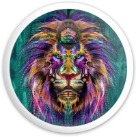 trippy lion