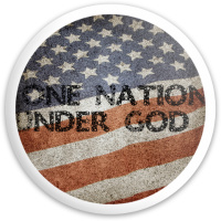 American Flag Disc